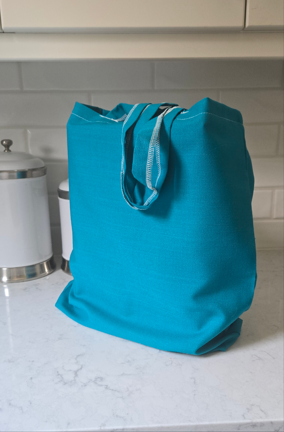 Market Tote Bag - Bahama Teal