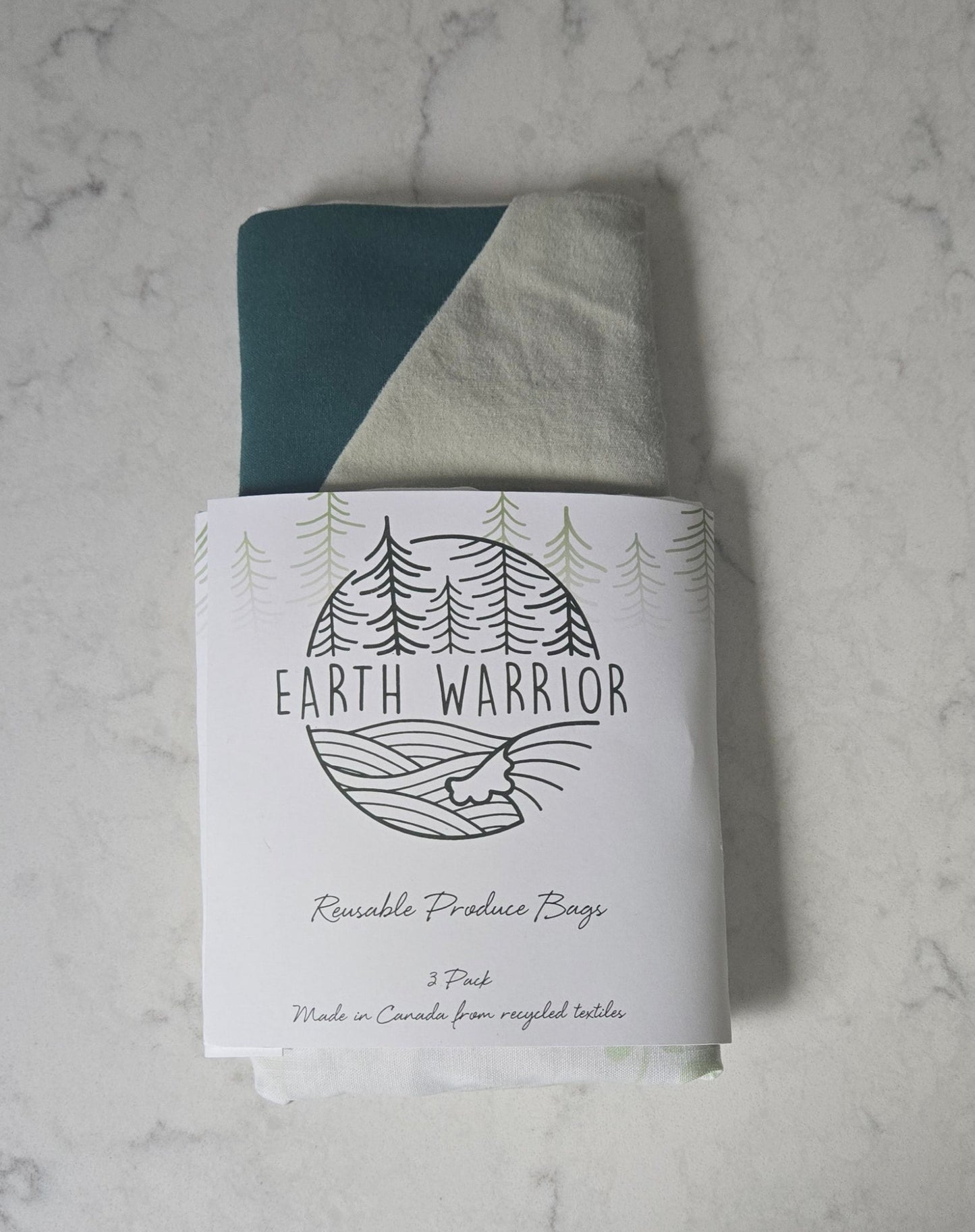 Produce Bags - Forest Green
