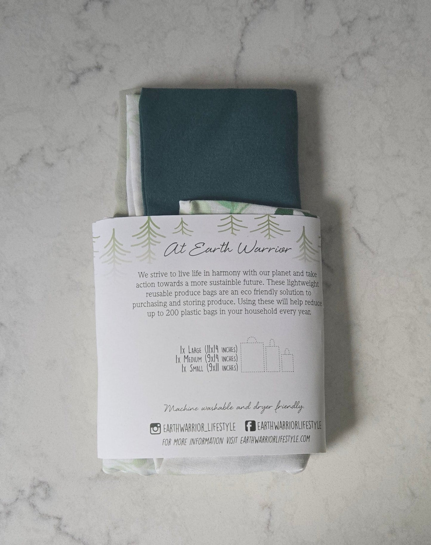 Produce Bags - Forest Green
