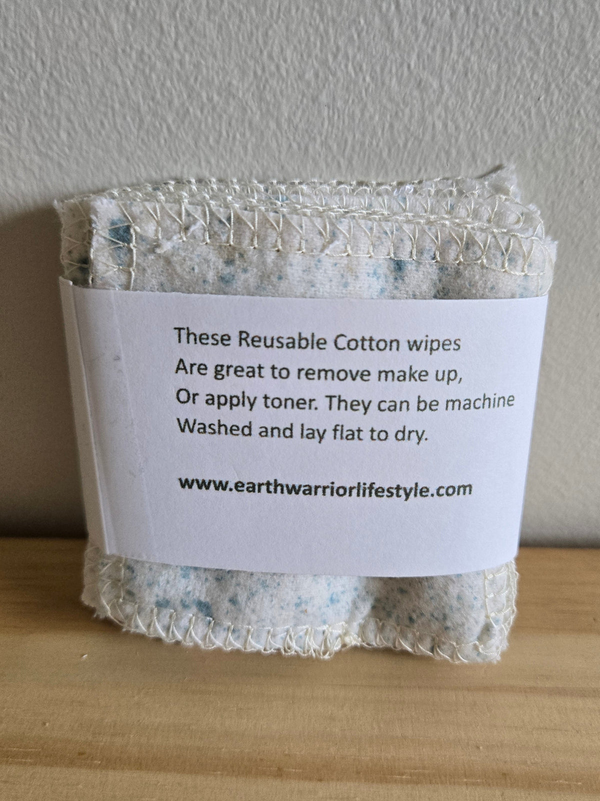 Speckled Blue Reusable Makeup Wipes