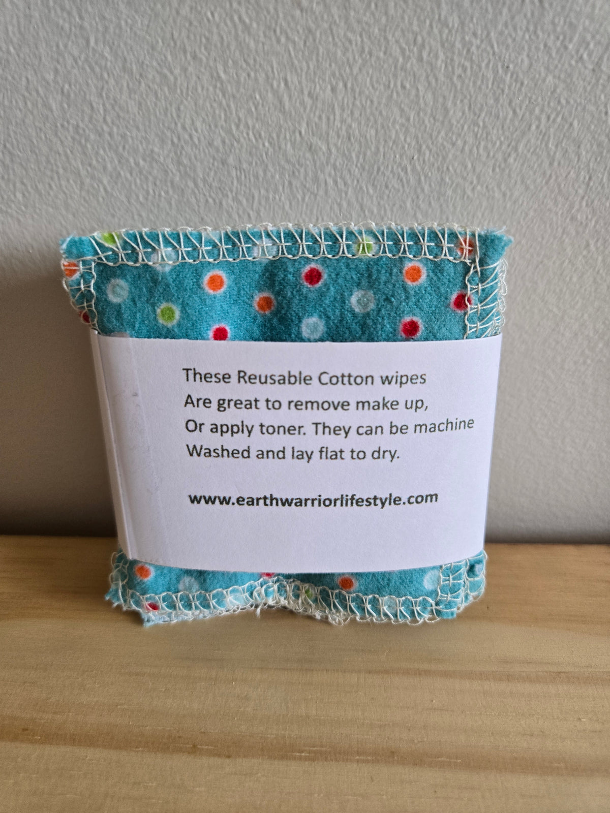 Dotty Blue Reusable Makeup wipes