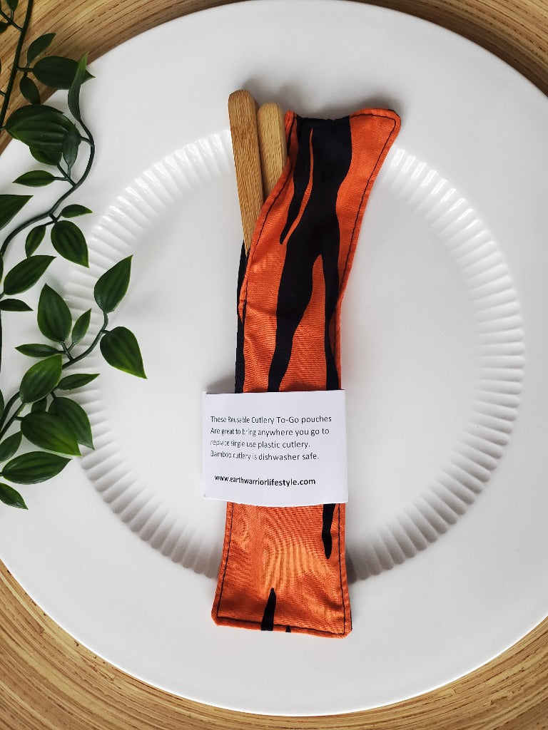 Cutlery kit - Tiger Stripes