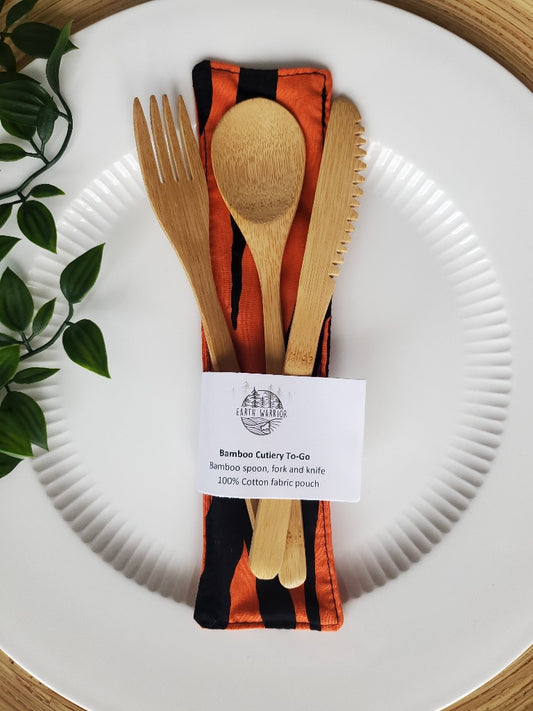 Cutlery kit - Tiger Stripes