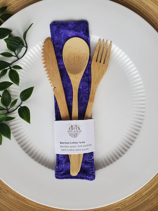 Cutlery Kit - Sparkling purple