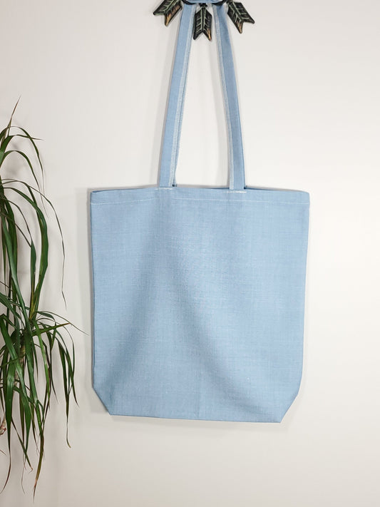 Market Tote Bag - Powder Blue