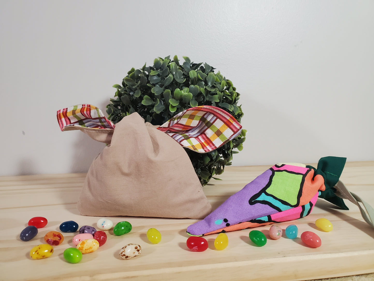 Easter Bunny Candy Bag set - Hot Cross Buns