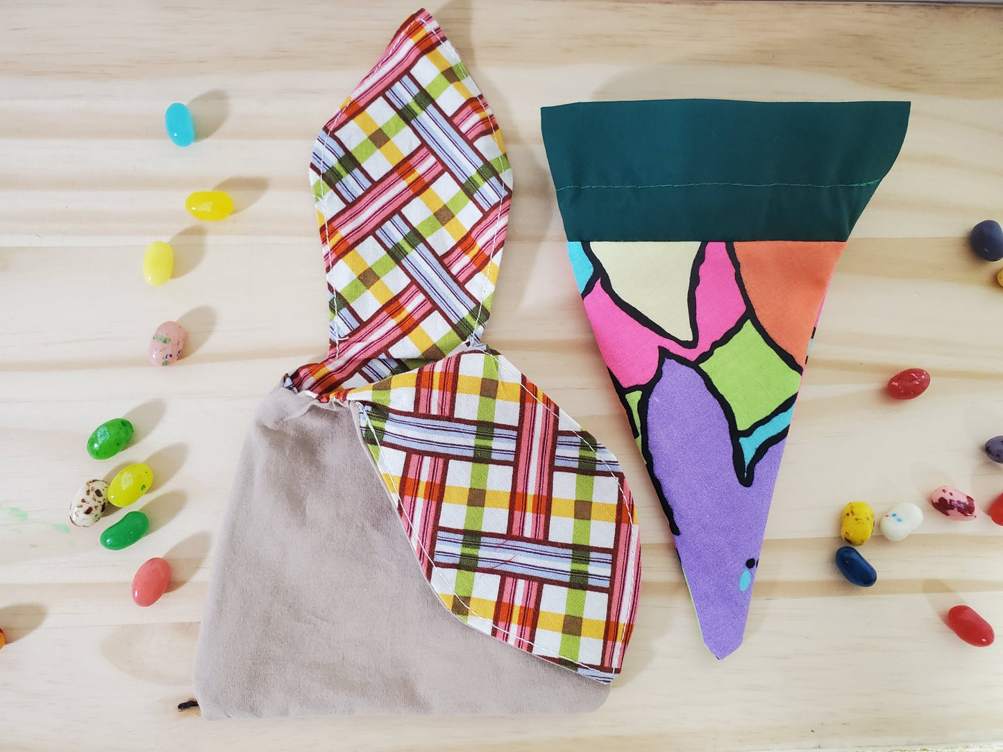 Easter Bunny Candy Bag set - Hot Cross Buns