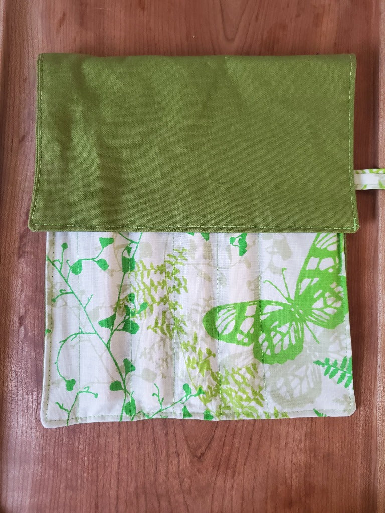 Cutlery Kit - Roll Up - Malachite