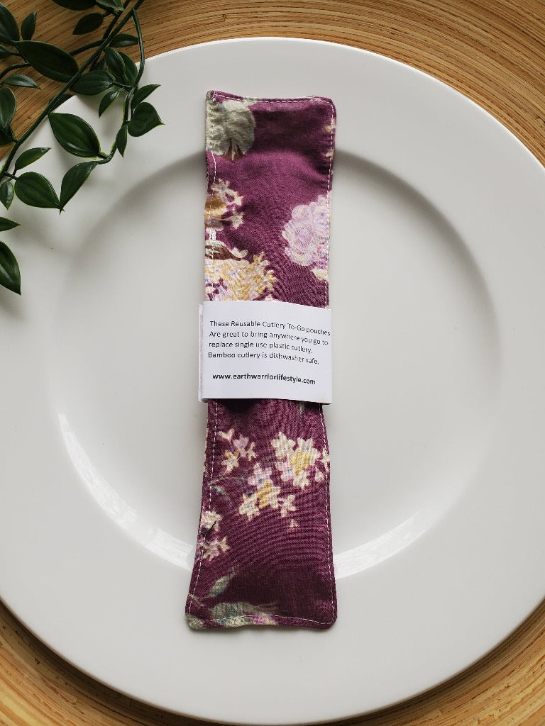 Cutlery Kit - Lilac Rose