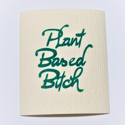 Swedish Dishcloth - Plant Based Bitch - Earth Warrior Lifestyle