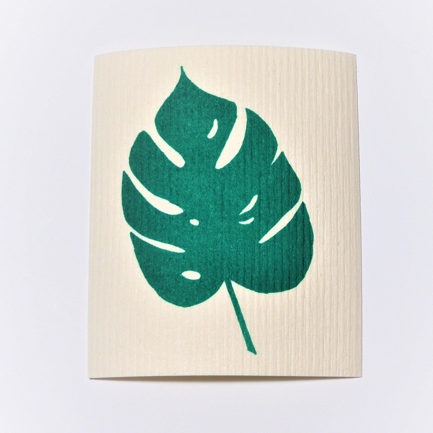 Swedish Dishcloth - Monstera Leaf - Earth Warrior Lifestyle