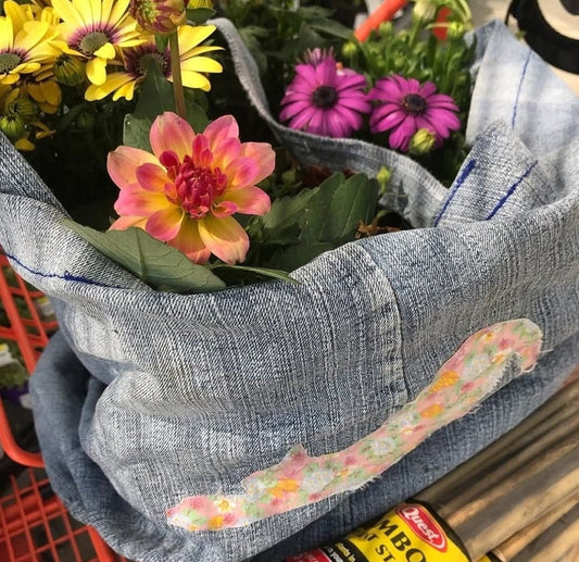 A Bag That Carries More Than Groceries: The Story of Earth Warrior's Upcycled Denim Totes