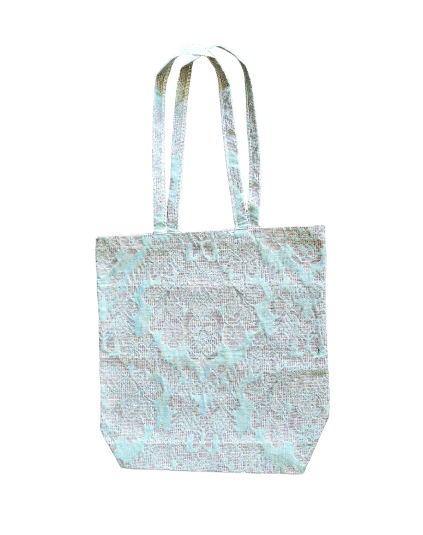 Tote Bag - mint floral