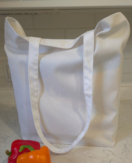 White Tote Bag