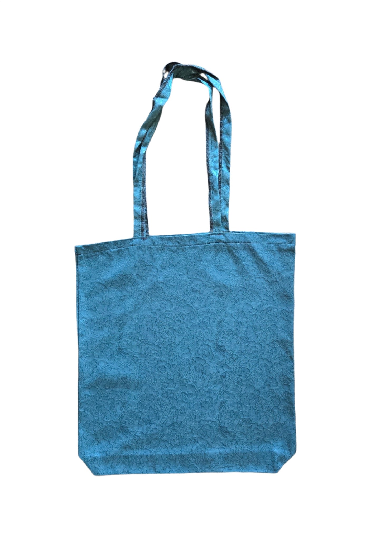 Tote Bag- deep emerald floral