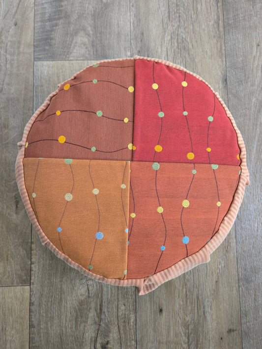 Fire Dance Round Meditation Cushion