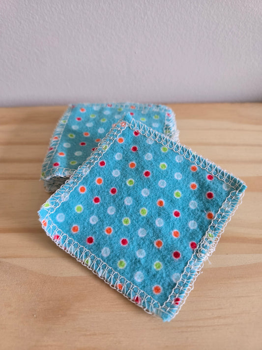 Dotty Blue Reusable Makeup wipes