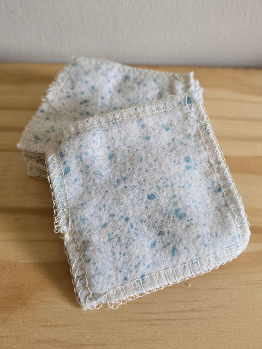 Speckled Blue Reusable Makeup Wipes