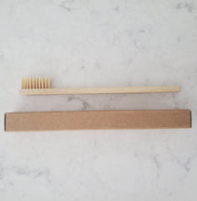 Load image into Gallery viewer, Bamboo Toothbrush - for Kids - Earth Warrior Lifestyle