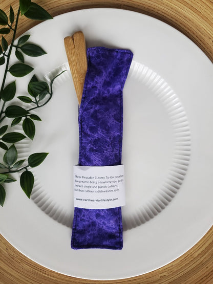 Cutlery Kit - Sparkling purple