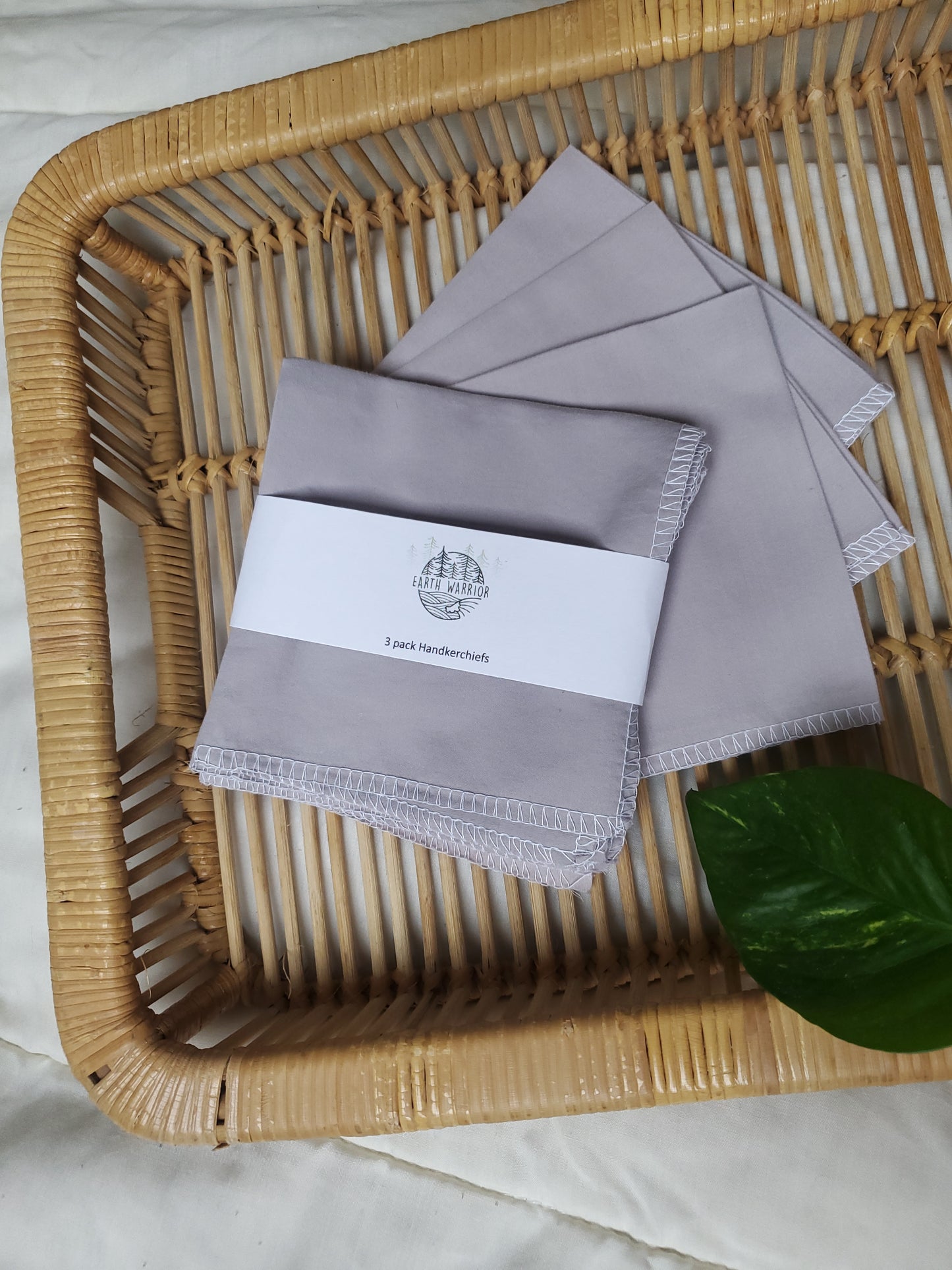 Handkerchiefs - Light grey - 3 pack
