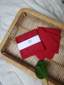 Handkerchiefs - Royal Red - 3 pack