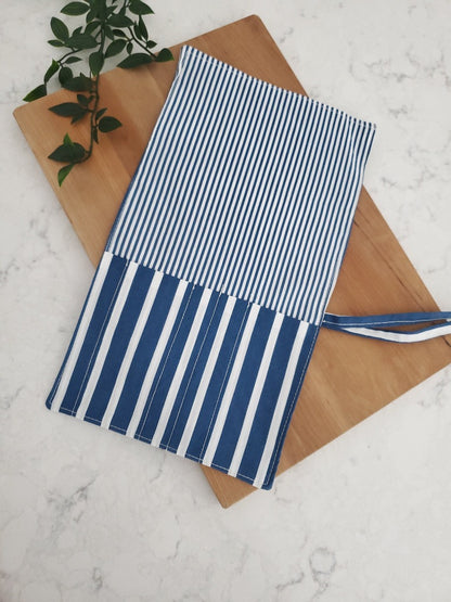 Roll up cutlery kit - sailor stripes