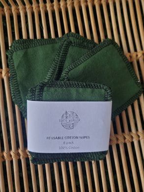 Make Up Wipes - Earth Warrior Green - 8 pack