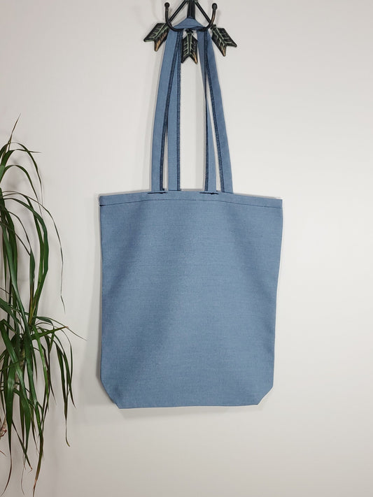 Market Tote Bag - Sage Blue