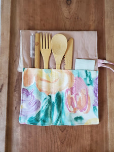 Cutlery Kit - Roll Up - Tulip