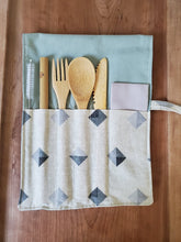 Load image into Gallery viewer, Cutlery Kit - Roll Up - Geo