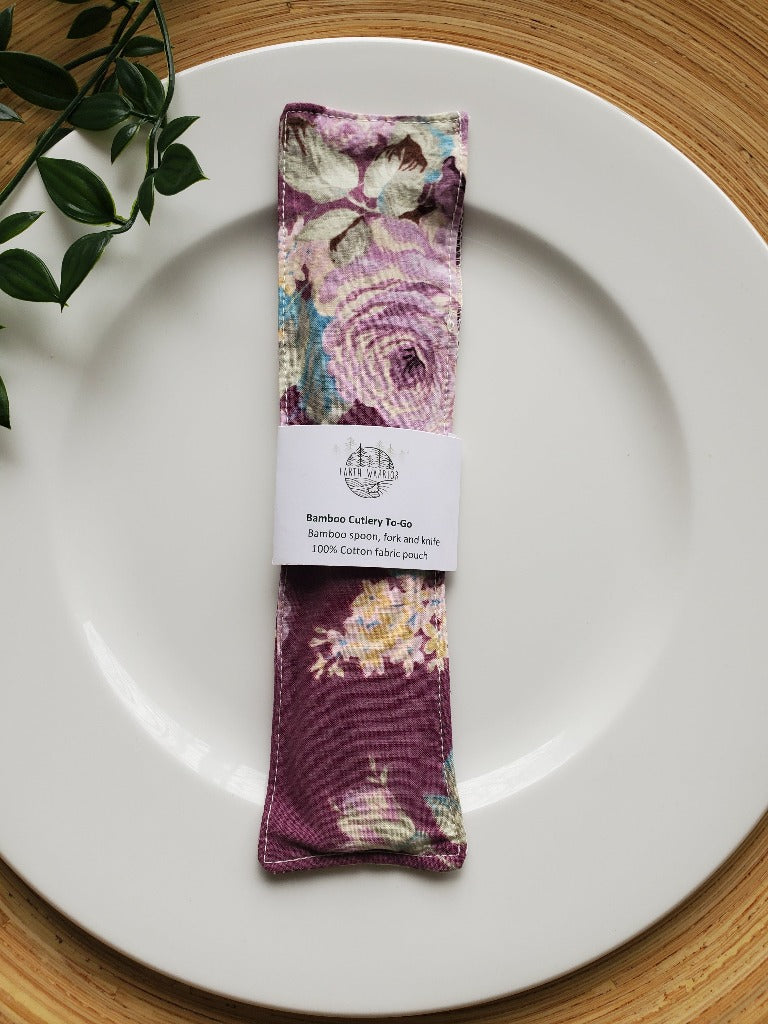 Cutlery Kit - Lilac Rose