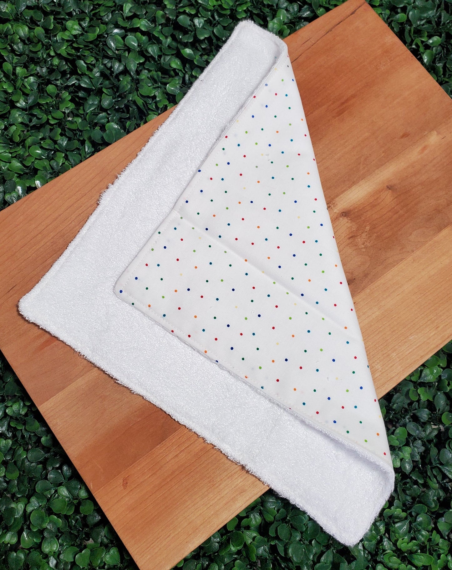 Unpaper Towel - Rainbow Polka Dots