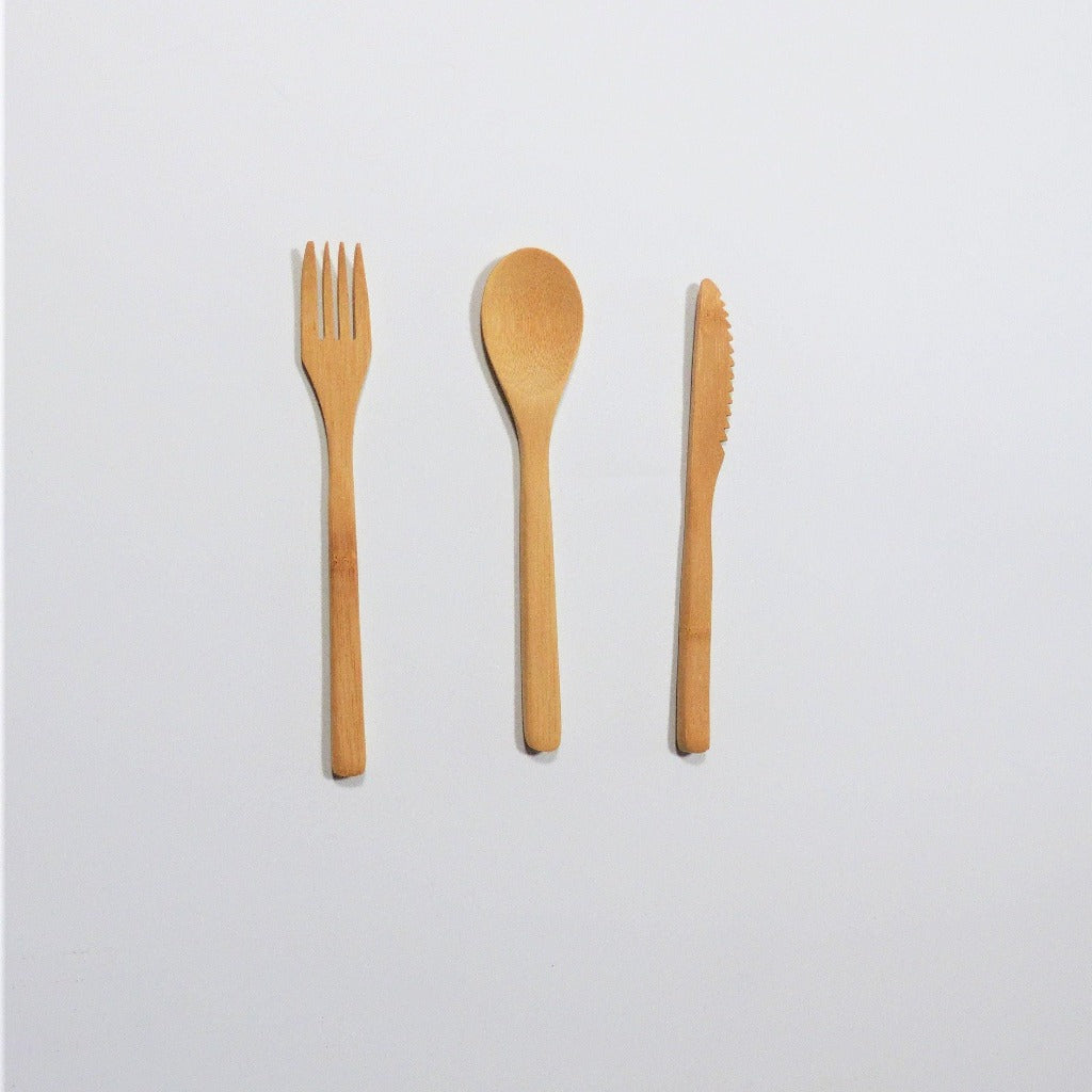 Bamboo Cutlery - Individuals - Earth Warrior Lifestyle